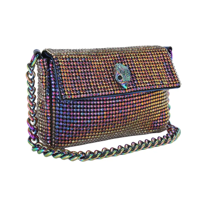 Kurt Geiger London Crystal Finish Shoulder Bag Crossbody Bag Small Size Women's Multicolor-1