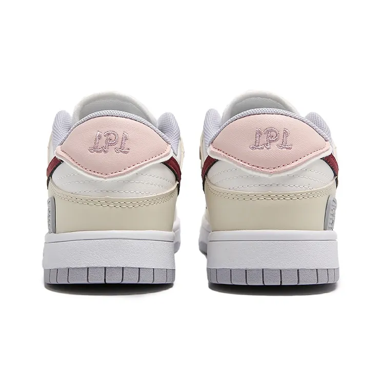 GQWE Anti Slip And Wear Resistant Breathable Low Top Chinese Fashion Trend Star Skateboard Shoes Unisex Beige Apricot-5