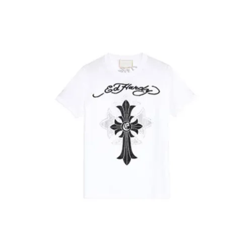 Ed Hardy T-Shirts Women's White