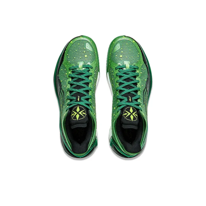 LINING Blade 4V2 Basketball Shoes Men Low Top Grass Green/Scallion Green-4