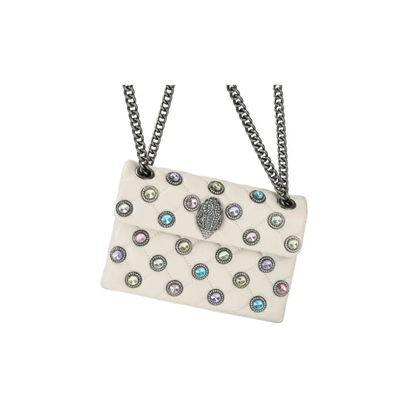 Kurt Geiger London Crystal Handbag Shoulder Bag Crossbody Bag Mini Women's White-1