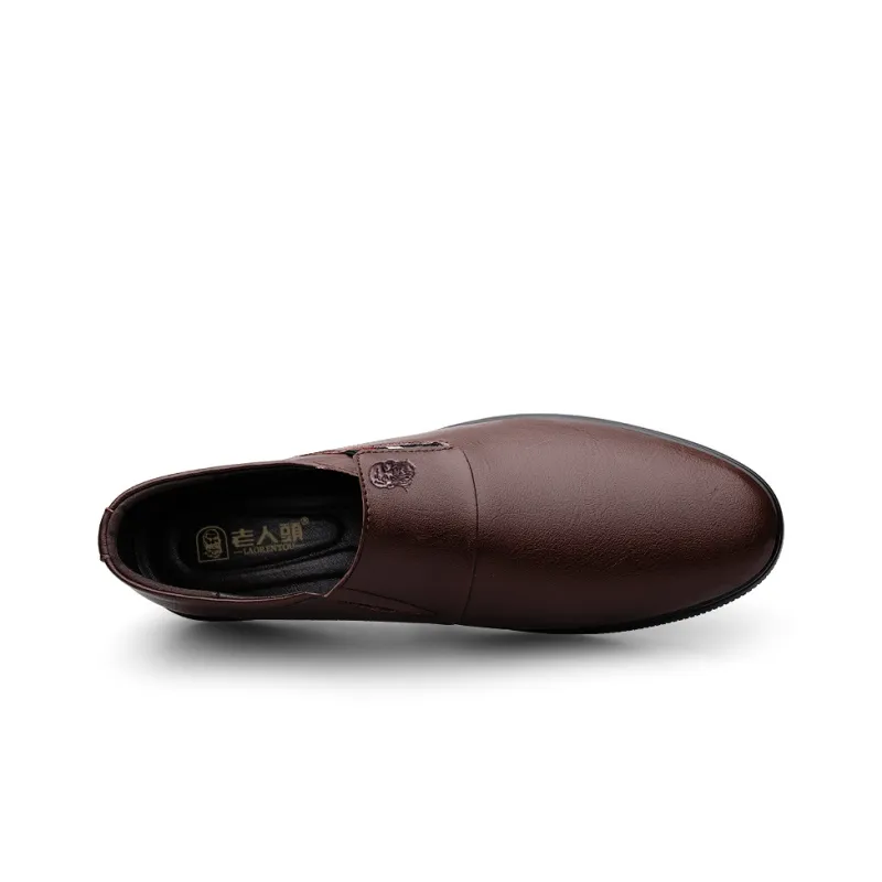 LAORENTOU Dress Shoes Men Low Top Black/Brown/Blue-6