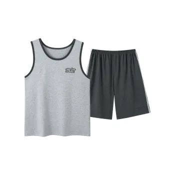 MADALLO Pajama Set Men's Heather Gray