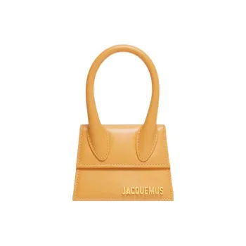 Jacquemus Le Chiquito Cow Leather Shoulder Bag, Crossbody Bag, Handbag Mini Women's Dark Yellow