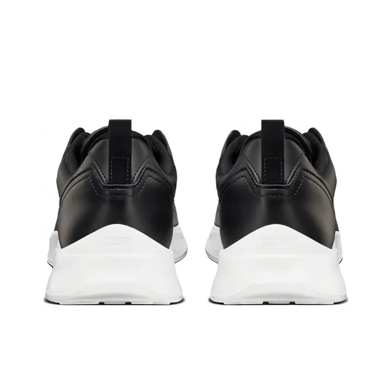 DIOR B25 Runner Black Smooth Calfskin Oblique Jacquard-4