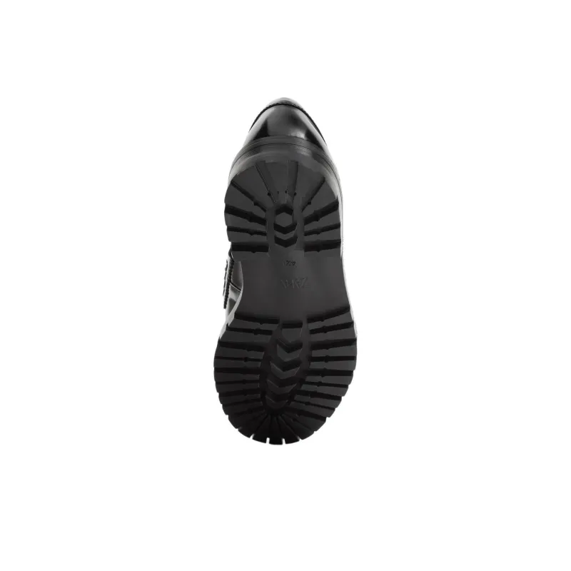 ZARA Loafers Men Black-3