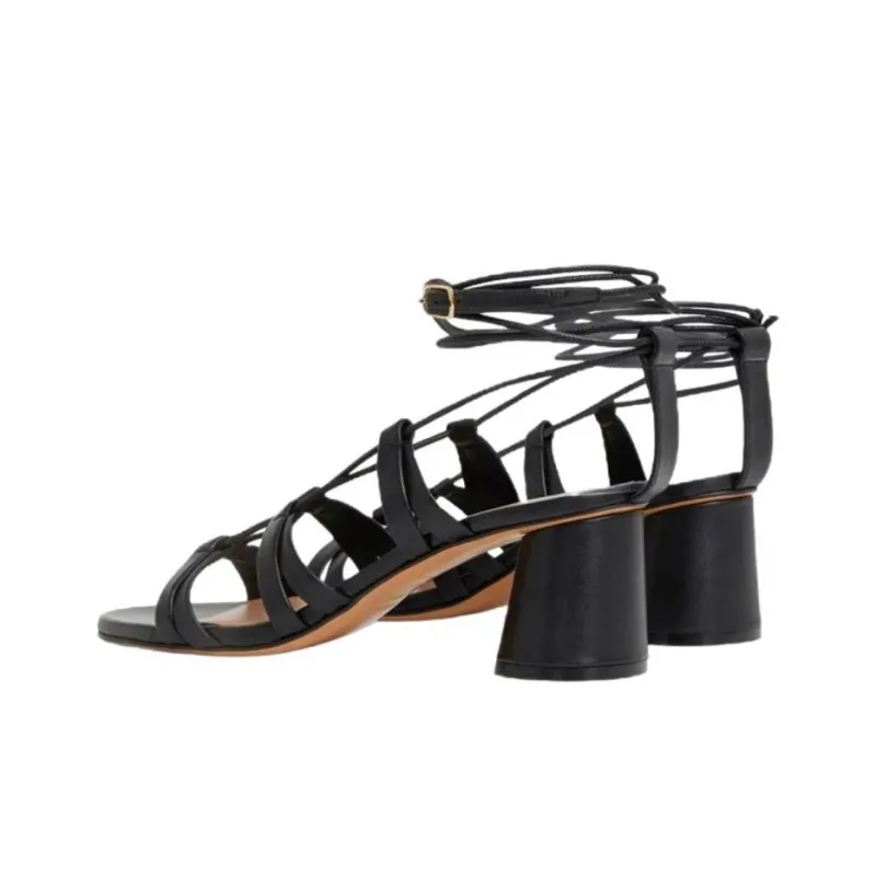 MANSUR GAVRIEL Strap Sandals 2.4cm Women's Black-3
