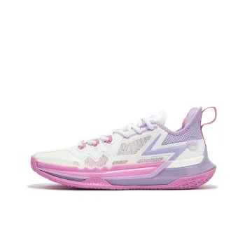 361° BIG3 Future Basketball Shoes Men Low Top 361 Degrees White/Digital Lavender