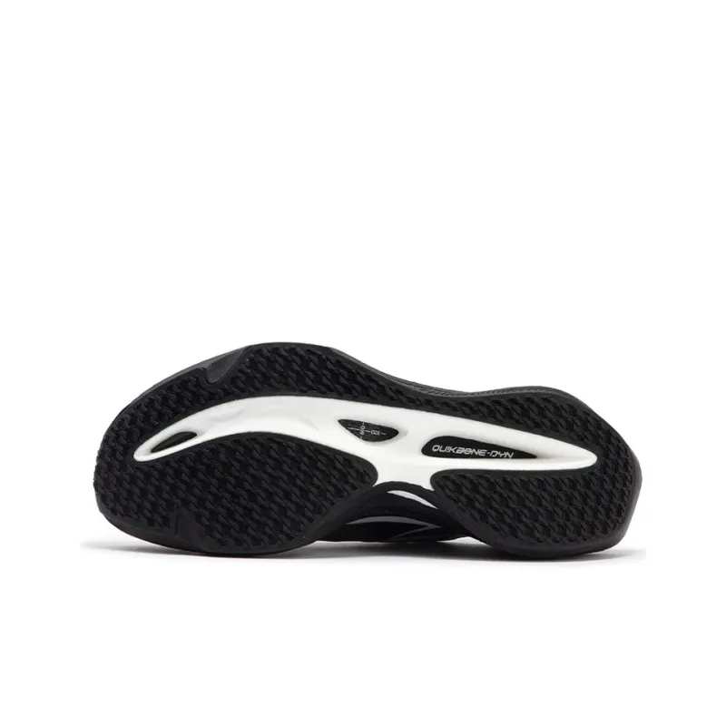 361° Fly Burn 3 Cushioned Wear Resistant Breathable Low Top Running Shoes Unisex Obsidian Black-4