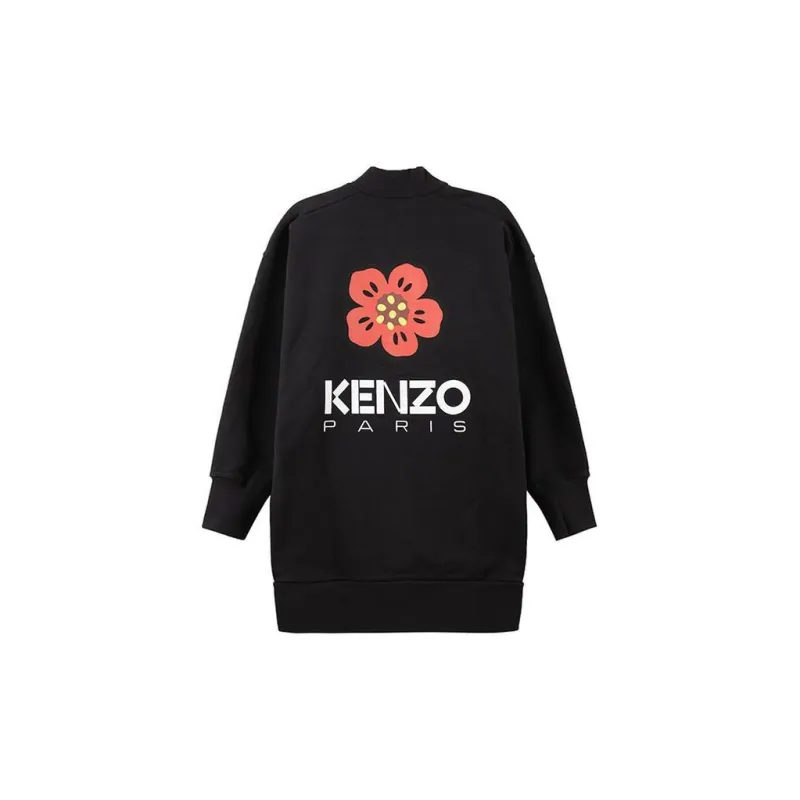 KENZO Logo print Cotton blend Cardigan-1