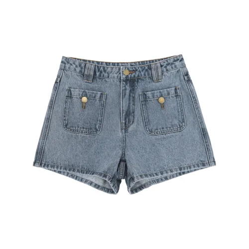 Nerdy Denim Shorts Women's Sky Blue