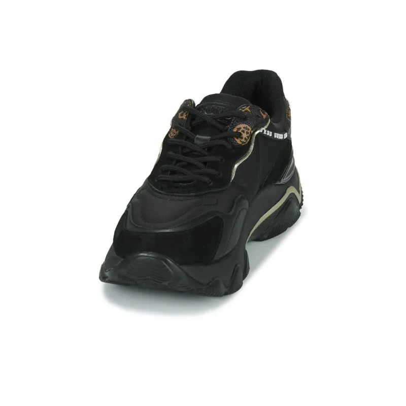 GUESS Micola Abrasion Resistant Low Top Casual Shoes Women's Black-2