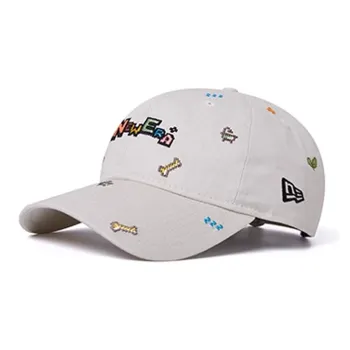 New Era Cotton Baseball Caps Unisex White