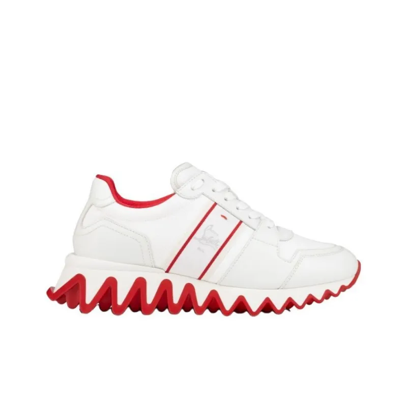 CL LUBOTING Nastroshark Slip Resistant Low Top Casual Shoes Women's White-1