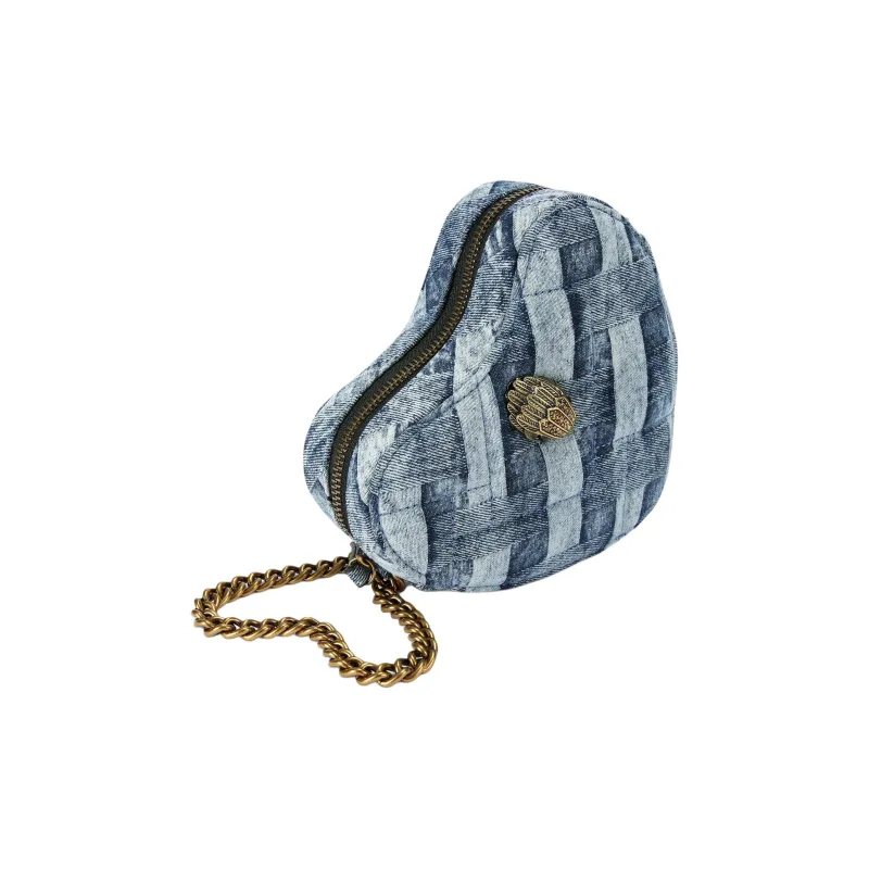 Kurt Geiger London Denim Shoulder Bag, Crossbody Bag Women's Blue-2