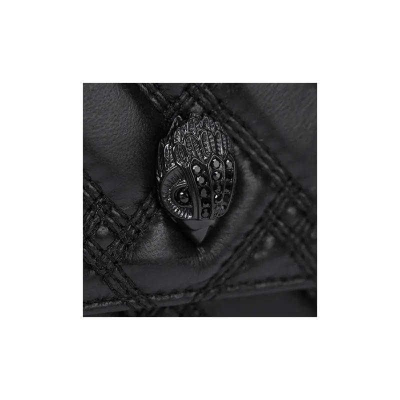 Kurt Geiger London Lambskin Wallets Shoulder Bag Crossbody Bag Women's Black-4