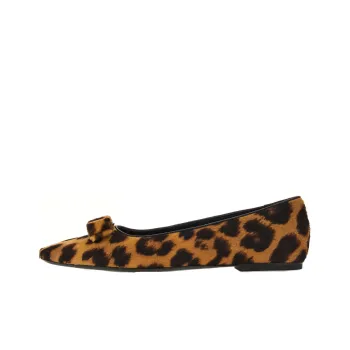FERRAGAMO Vera Bow detail Flat Ballerina Shoes