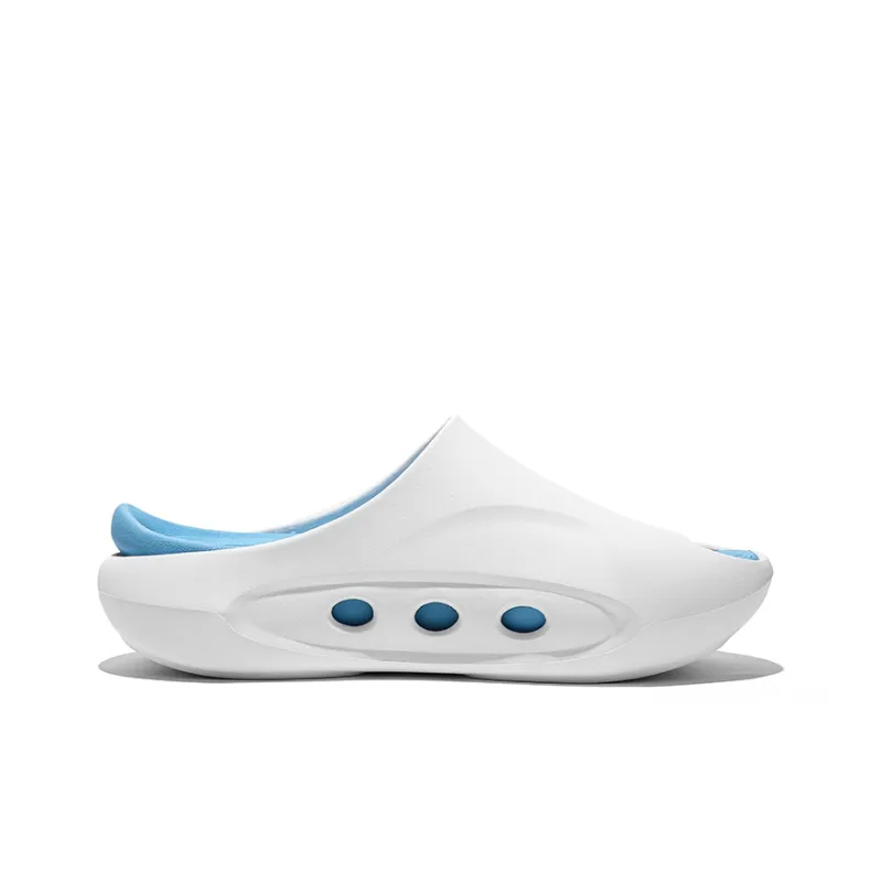 Cool Bucket Cloud Series Cut Out Quiet Slip Resistant Slide Slippers Unisex Hydrogen Cloud Blue-1