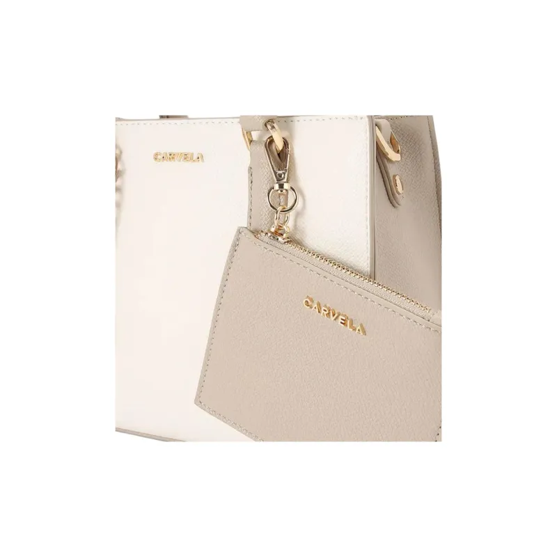 Kurt Geiger London Synthetic Tote Bag Shopping Bag Shoulder Bag Crossbody Bag Handbag Mini Women's White & Beige-4