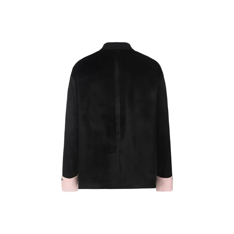 GALLIANO LANDOR Jackets Coats Unisex Black Pink-1