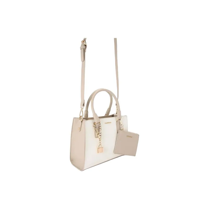 Kurt Geiger London Synthetic Tote Bag Shopping Bag Shoulder Bag Crossbody Bag Handbag Mini Women's White & Beige-3