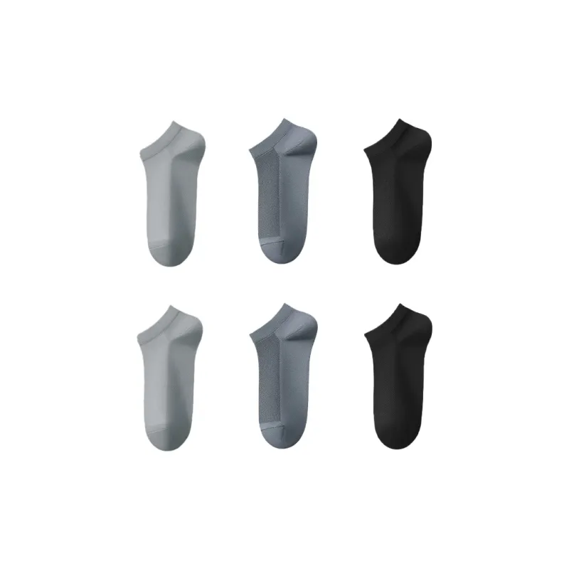 H YXIANG Ankle Socks Men's 6 Pack-5