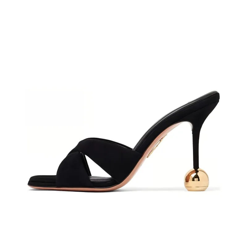 AQUAZZURA Darling Sculpted Heeled Mules Women's-0