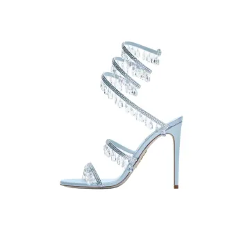 René Caovilla Chandelier 105mm Crystal-embellished Sandals