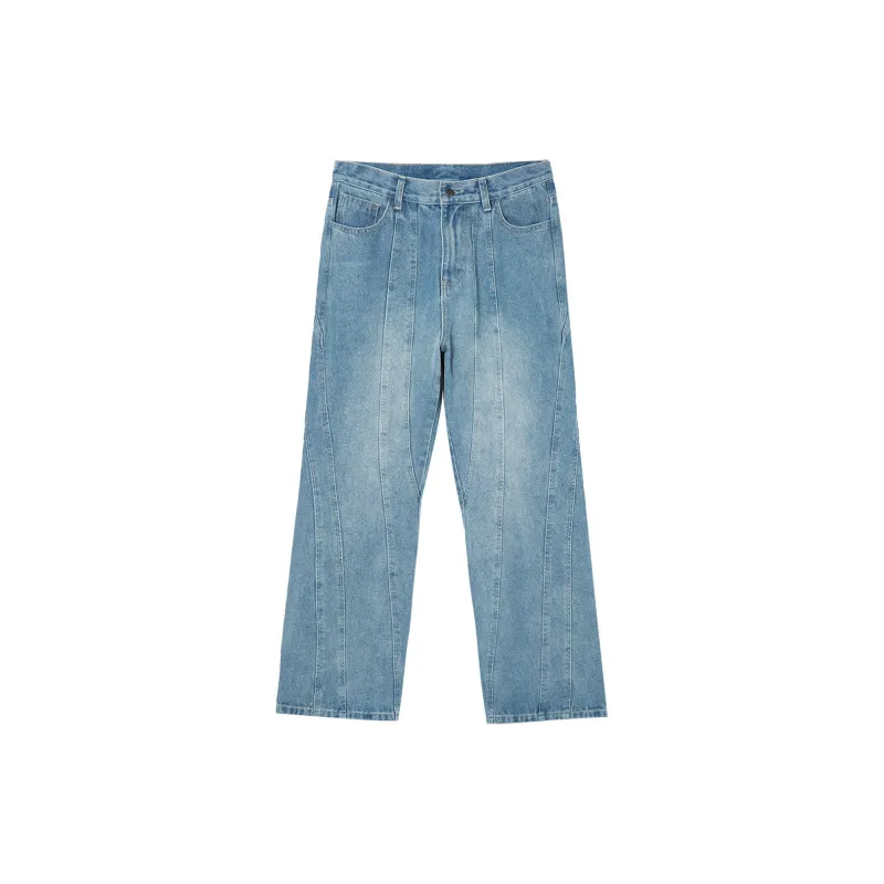 LOOKUN Jeans Unisex Blue-1