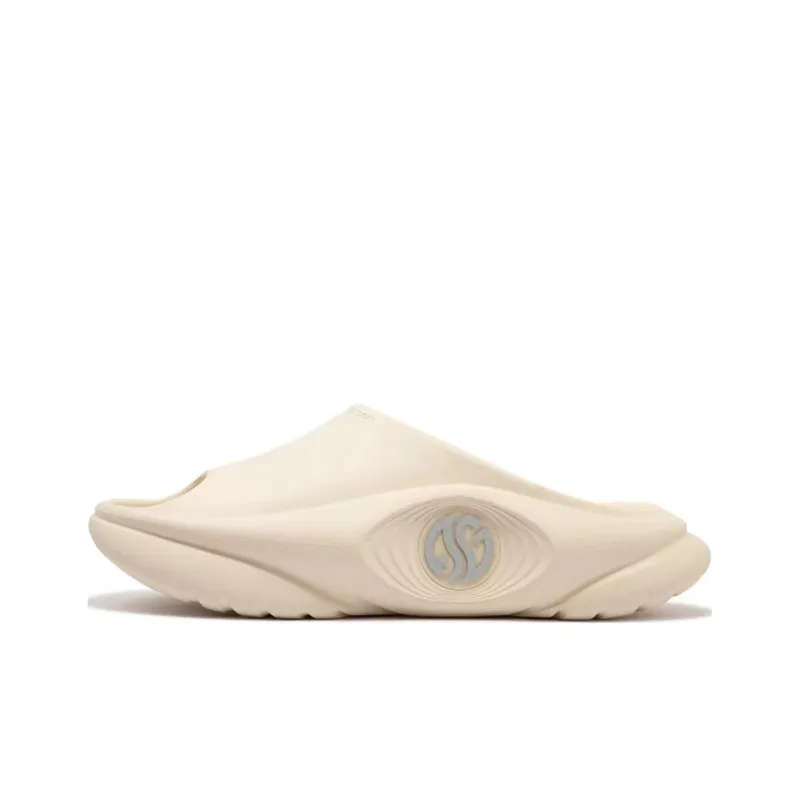 361° Slip Resistant Abrasion Resistant Slide Slippers Men's Beige Gray-0