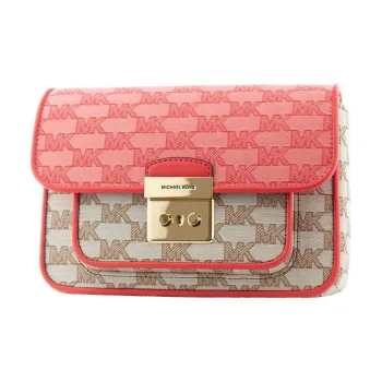MICHAEL KORS Fabric Crossbody Bag, Shoulder Bag Women's Watermelon Red