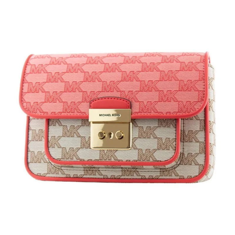 MICHAEL KORS Fabric Crossbody Bag, Shoulder Bag Women's Watermelon Red-0