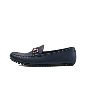 GUCCI Loafer 'Web Leather' Men's