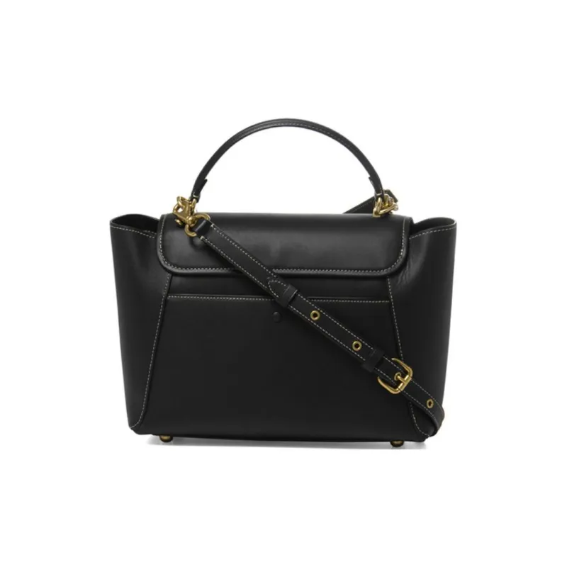 COACH Courier Leather Portable Crossbody Bag Shoulder Bag Women's Black-1