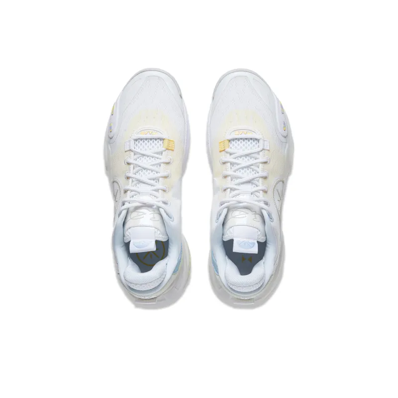 LINING All City 12 Basketball Shoes Men Low Top Standard White-4