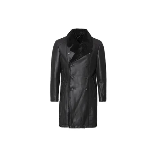 RARE Leather Jackets Men Black