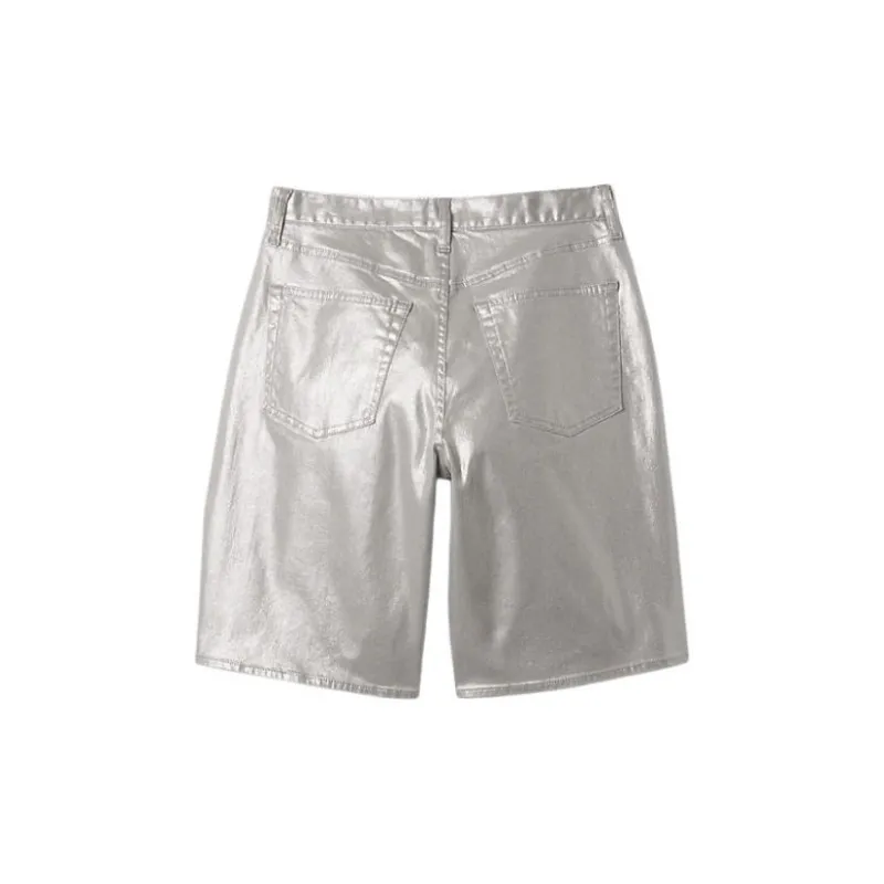 GAP Denim Shorts Women's Silver-1