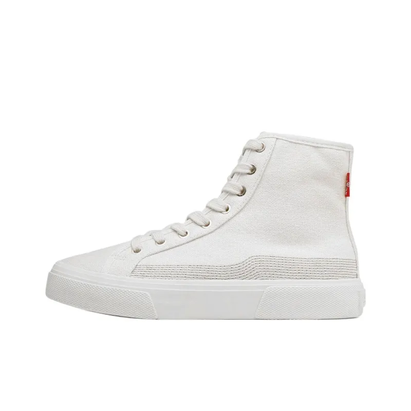 Levi’s High-Top Skateboard Shoes Women's Ecru-0