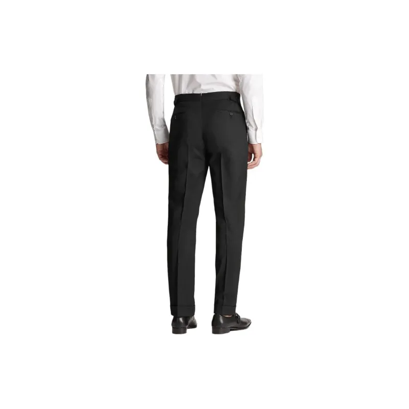 Polo Ralph Lauren Gregory Hand-Tailored Wool Serge Suit Business Suits Men's Black-3