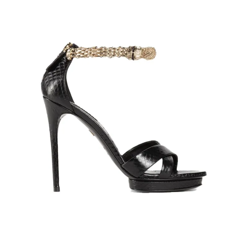 Roberto Cavalli Strap Sandals Women's Black-1