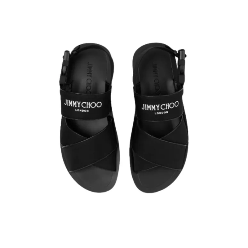 Jimmy Choo Jude Strap Sandals Women's Black-3
