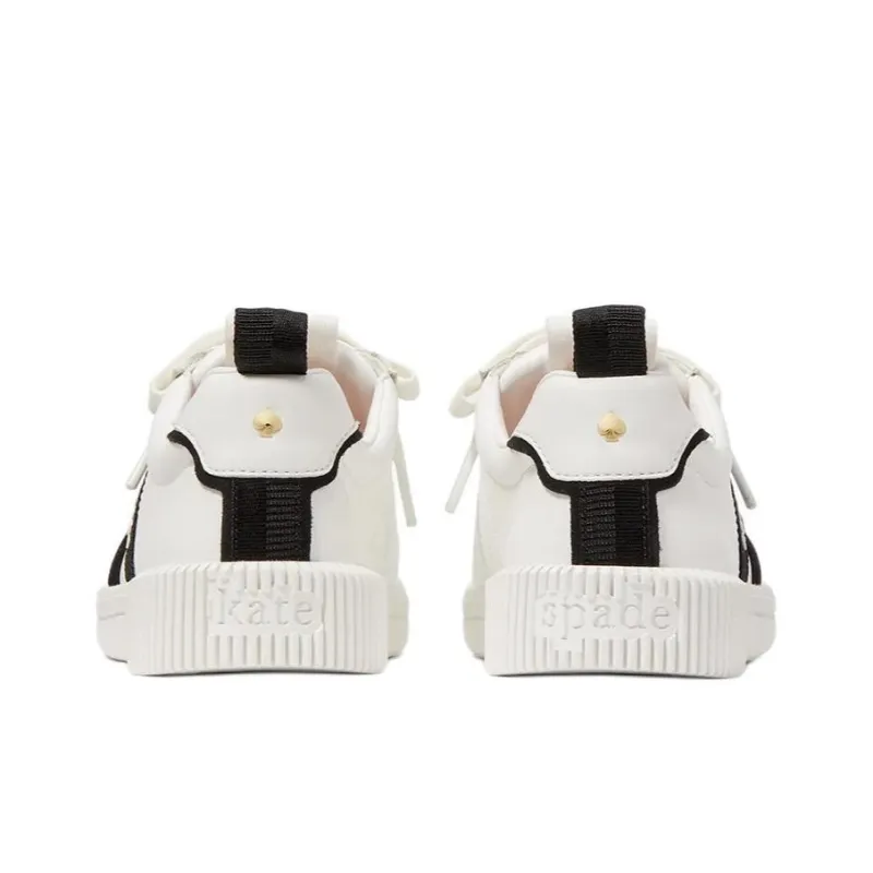 kate spade Signature Logo-tape Leather Sneakers-4