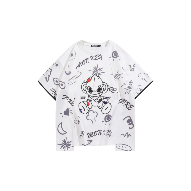FireMonkey T Shirt Unisex White-1