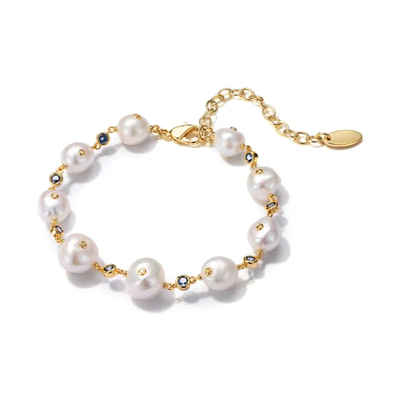 Trpopo Freshwater Pearl Bracelets Women's-1