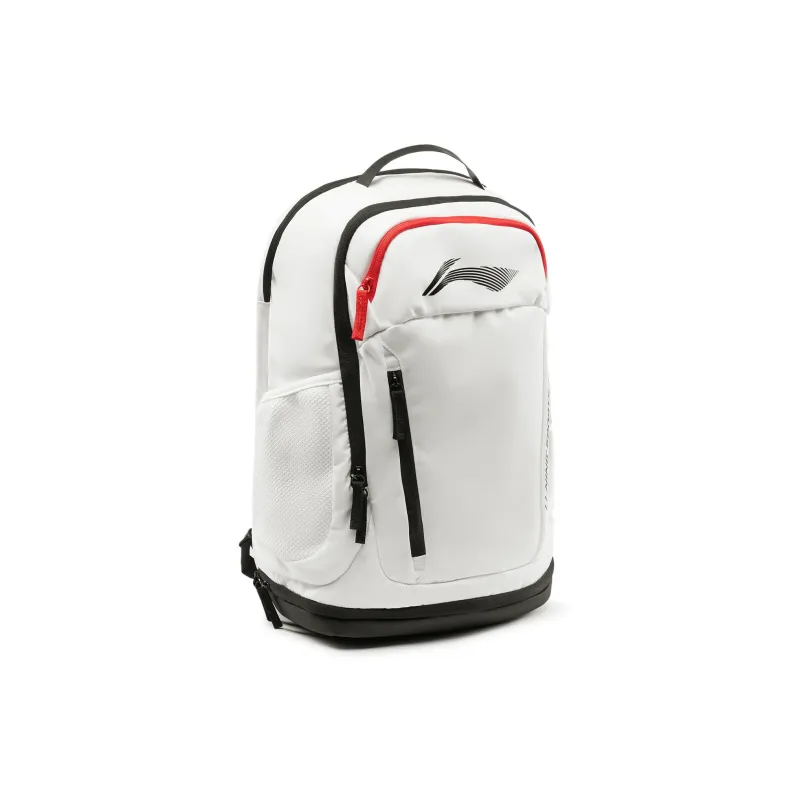 LiNing Fitness Series Polyester Backpack Unisex White-2