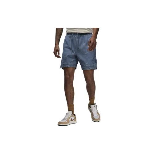 Jordan Denim Shorts Men Blue Gray