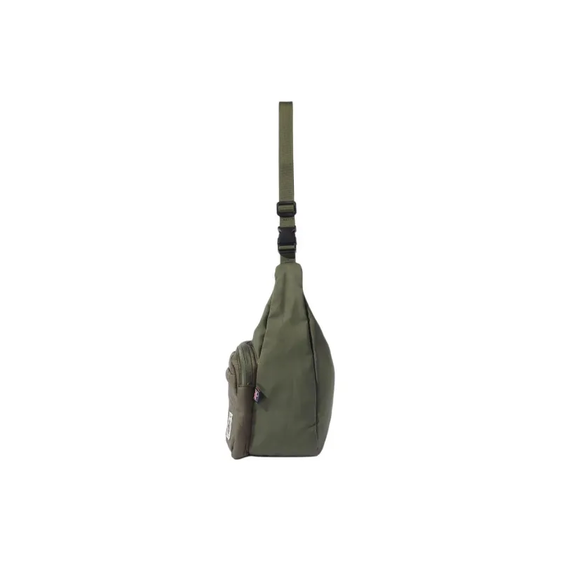 COBMASTER Polyester With Nylon Portable Crossbody Bag, Shoulder Bag Unisex Brick/Green/Black-2