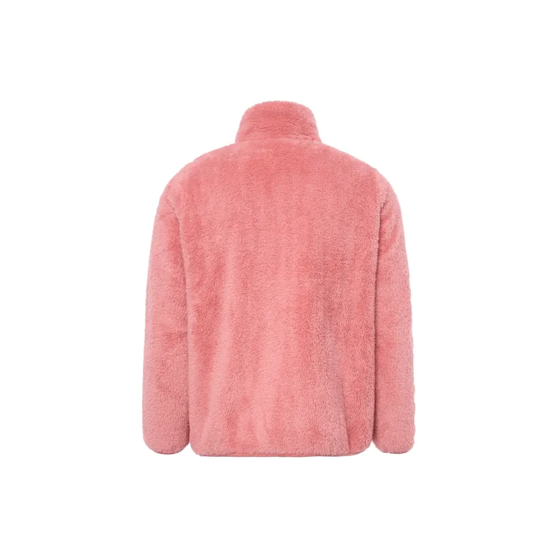 UNIQLO Velvet feel Coat Women's Peach Pink-1