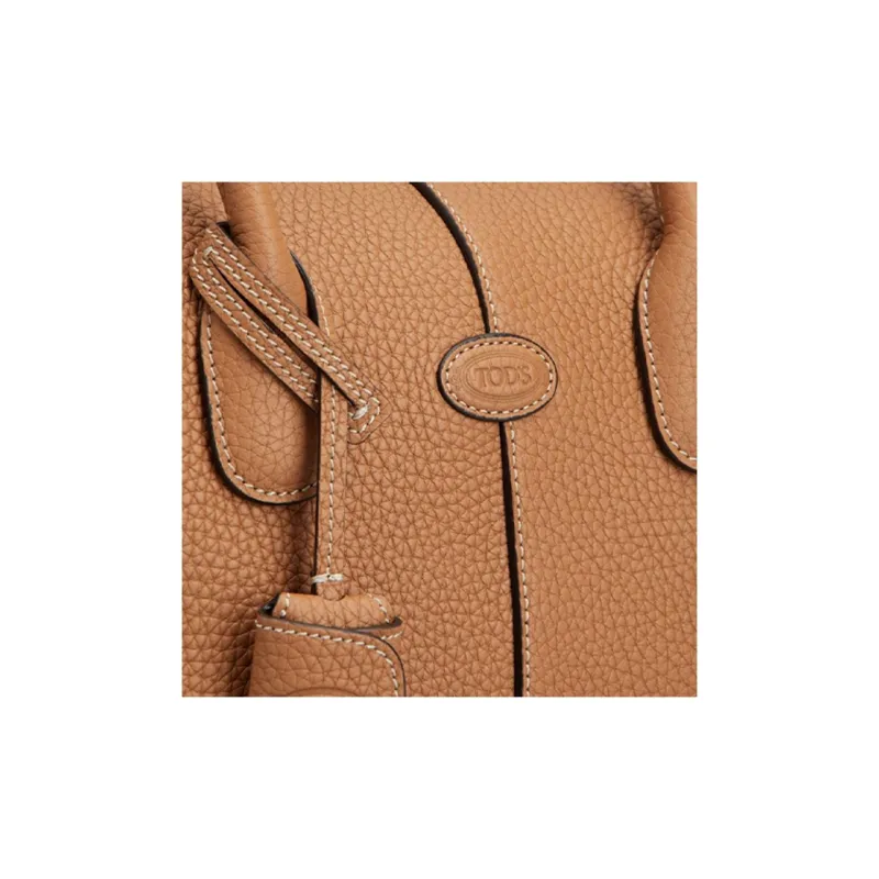 TOD'S Leather Shoulder Bag, Crossbody Bag, Handbag Mini Women's Brown-5