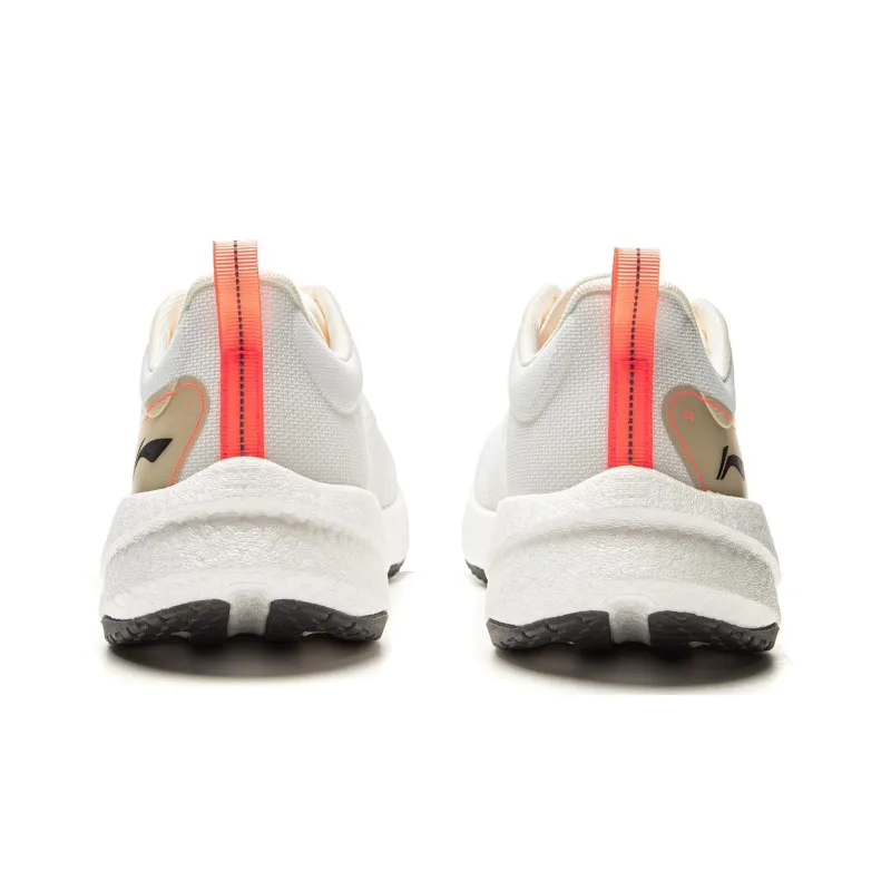 LiNing Super Light 21 Slip Resistant, Abrasion Resistant, Breathable Low Top Running Shoes Men's White Apricot Gold-4